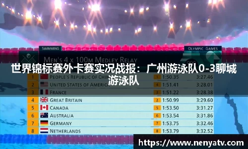 世界锦标赛外卡赛实况战报：广州游泳队0-3聊城游泳队